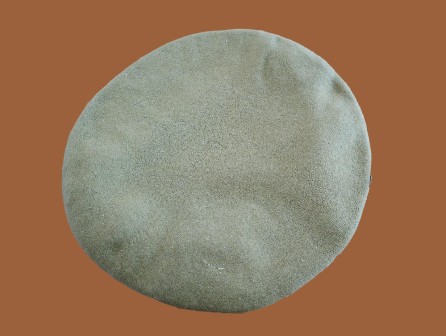 SPANISH MILITARY WOOL BERET VINTAGE SURPLUS SIZE 57 MEDIUM US SIZE