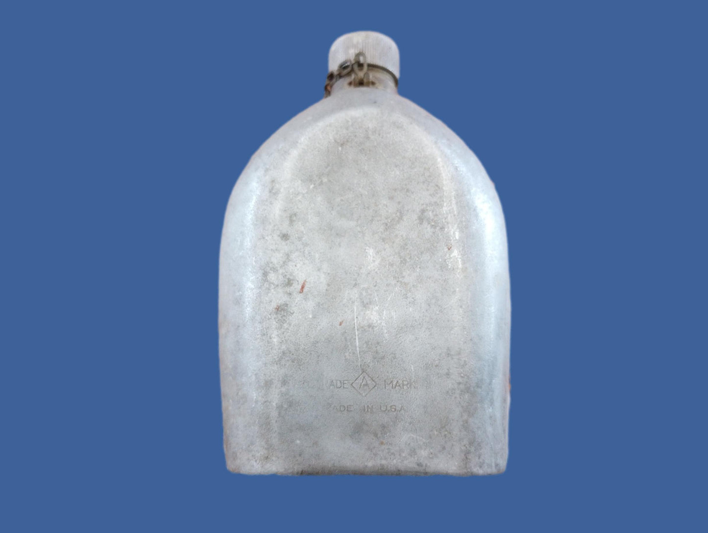 Vintage Military Canteen With Shoulder Strap And Cover Original Surplus