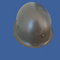 WWII ERA DANISH M/39 ROYAL GUARD HELMET WITH LINER AND LEATHER CHIN STRAP