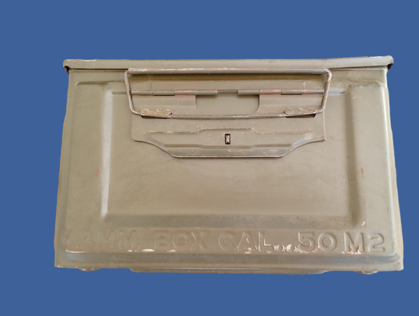 U.S MILITARY WWII 50 CAL AMMO CAN SIDE LOADER AMMUNITION CAN ARMY MARINE CORPS