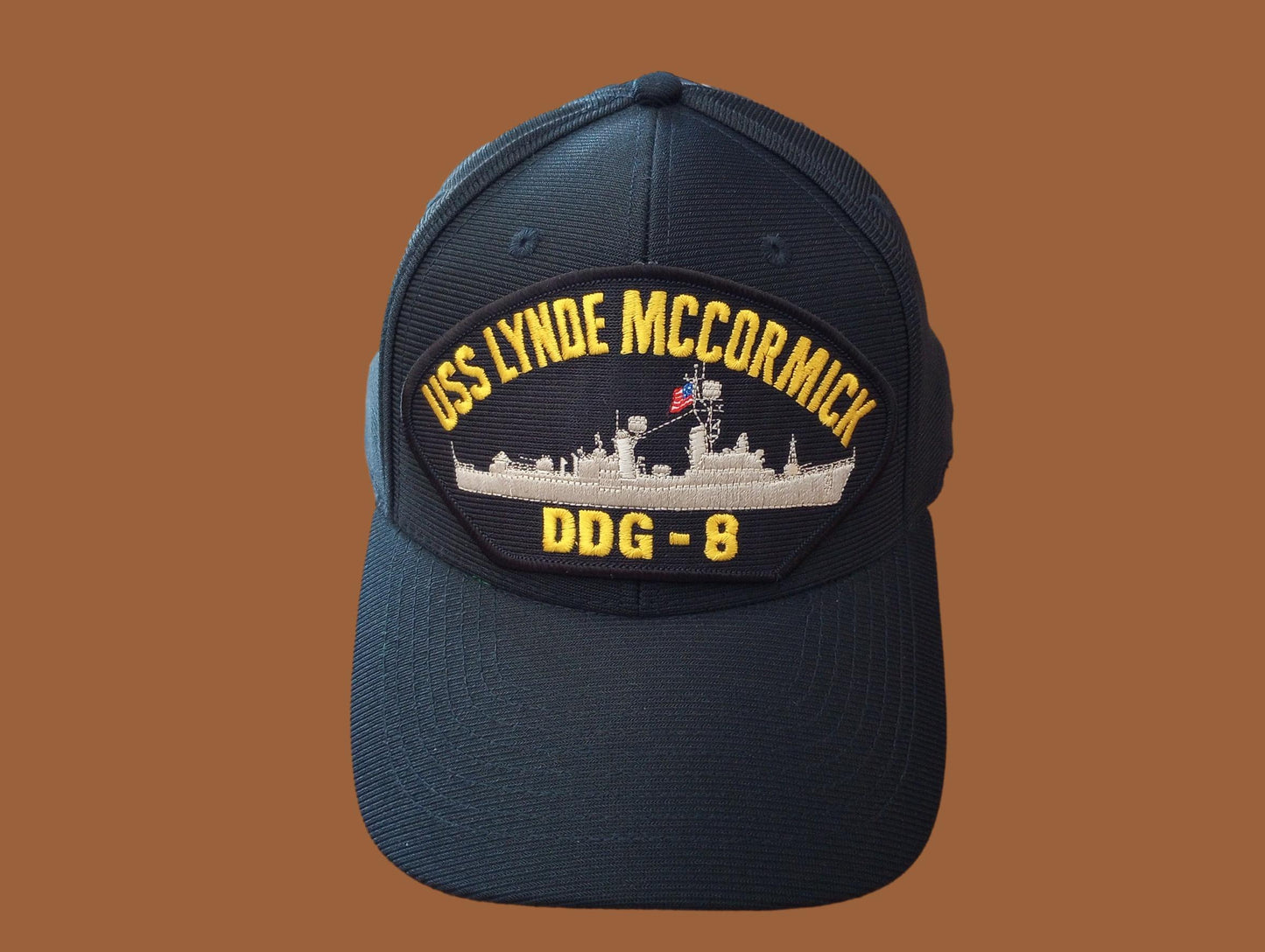 USS LYNDE MCCORMICK DDG-8 HAT U.S NAVY SHIP MILITARY BALL CAP USA MADE