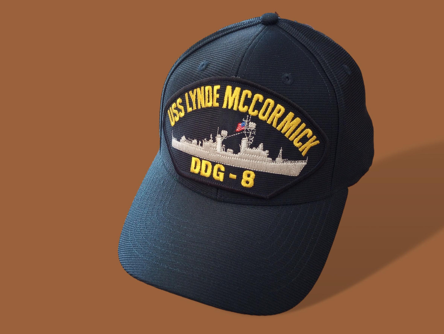 USS LYNDE MCCORMICK DDG-8 HAT U.S NAVY SHIP MILITARY BALL CAP USA MADE