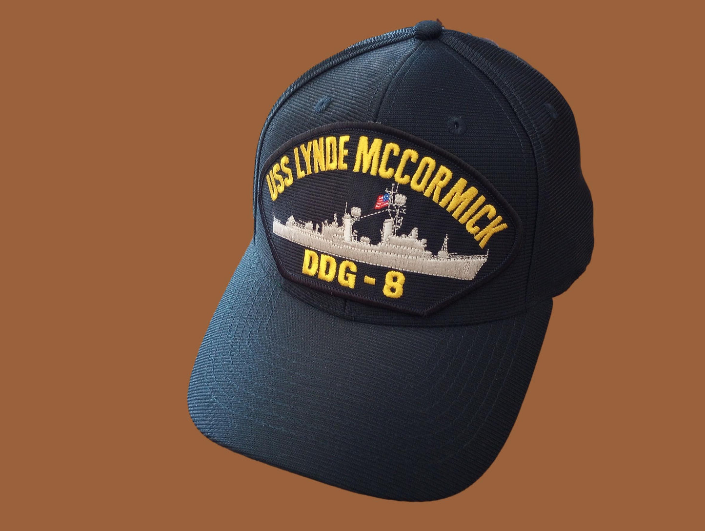USS LYNDE MCCORMICK DDG-8 HAT U.S NAVY SHIP MILITARY BALL CAP USA MADE