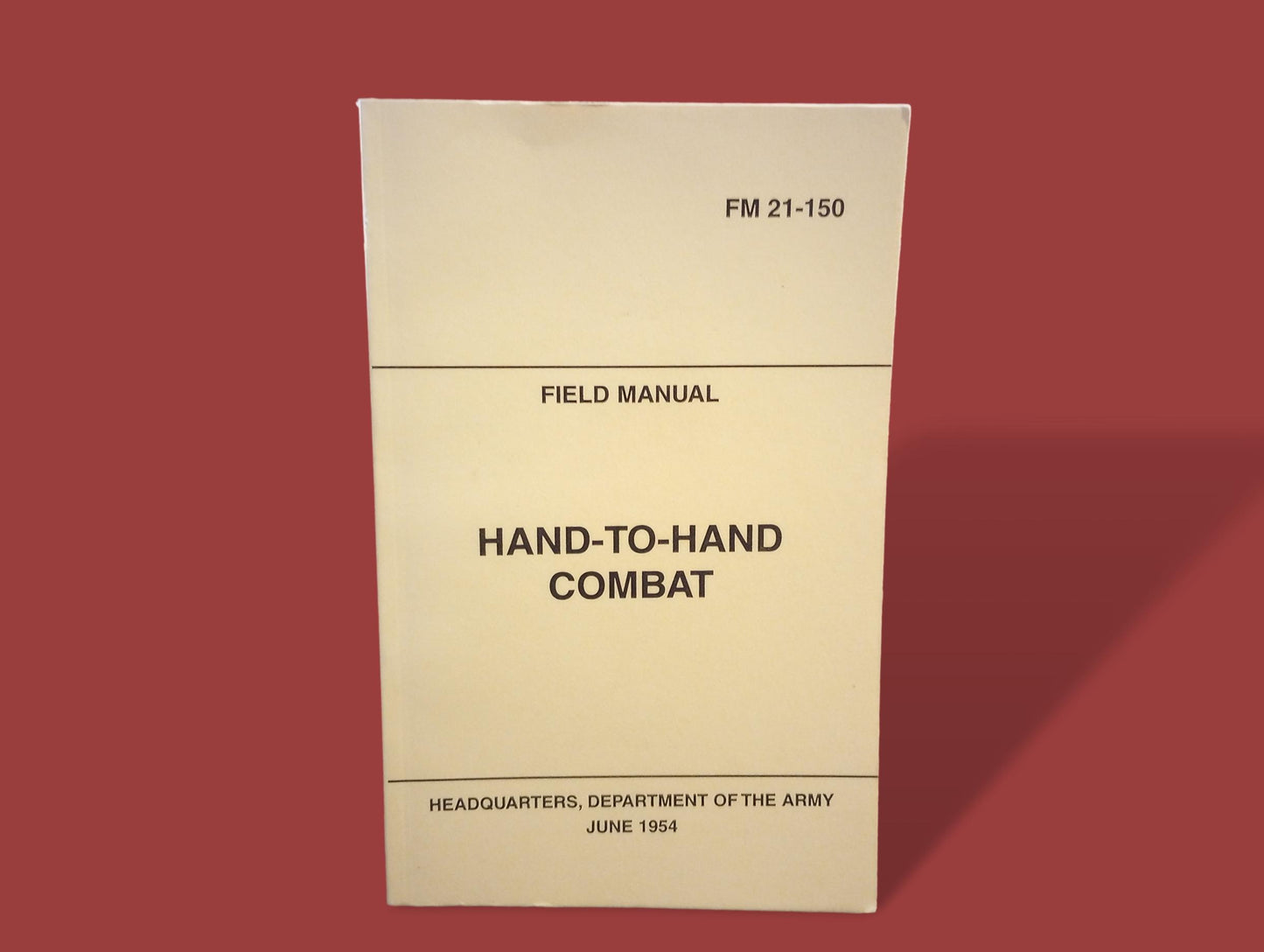 U.S ARMY HAND TO HAND COMBAT BOOK FIGHTING TECHNIQUES HANDBOOK GUIDE