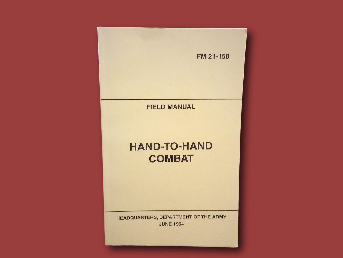 U.S ARMY HAND TO HAND COMBAT BOOK FIGHTING TECHNIQUES HANDBOOK GUIDE