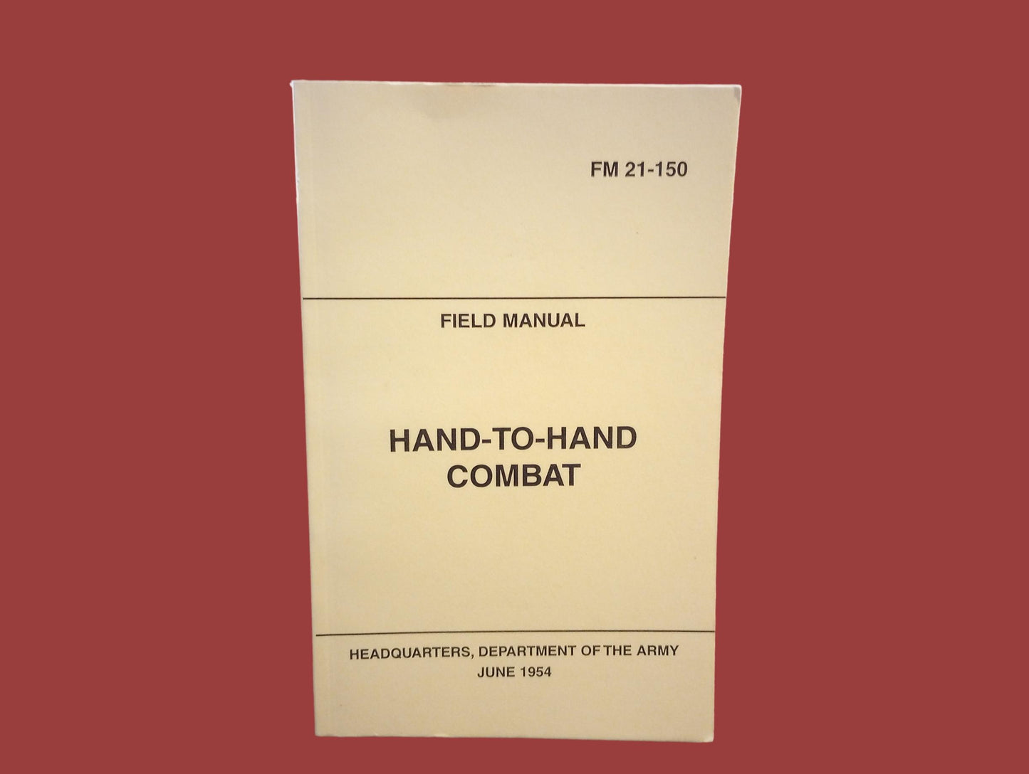U.S ARMY HAND TO HAND COMBAT BOOK FIGHTING TECHNIQUES HANDBOOK GUIDE