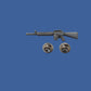 U.S MILITARY M-16  RIFLE HAT PIN LAPEL PIN