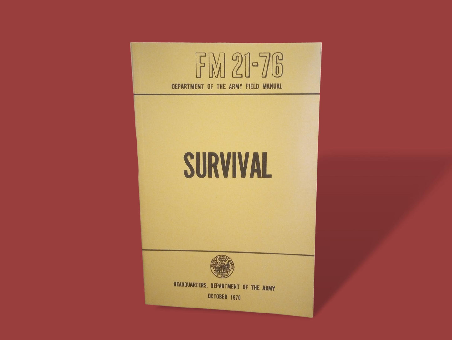 U.S ARMY SURVIVAL HANDBOOK 21-76 ILLUSTRATED 288 PAGES SURVIVALIST GUIDE