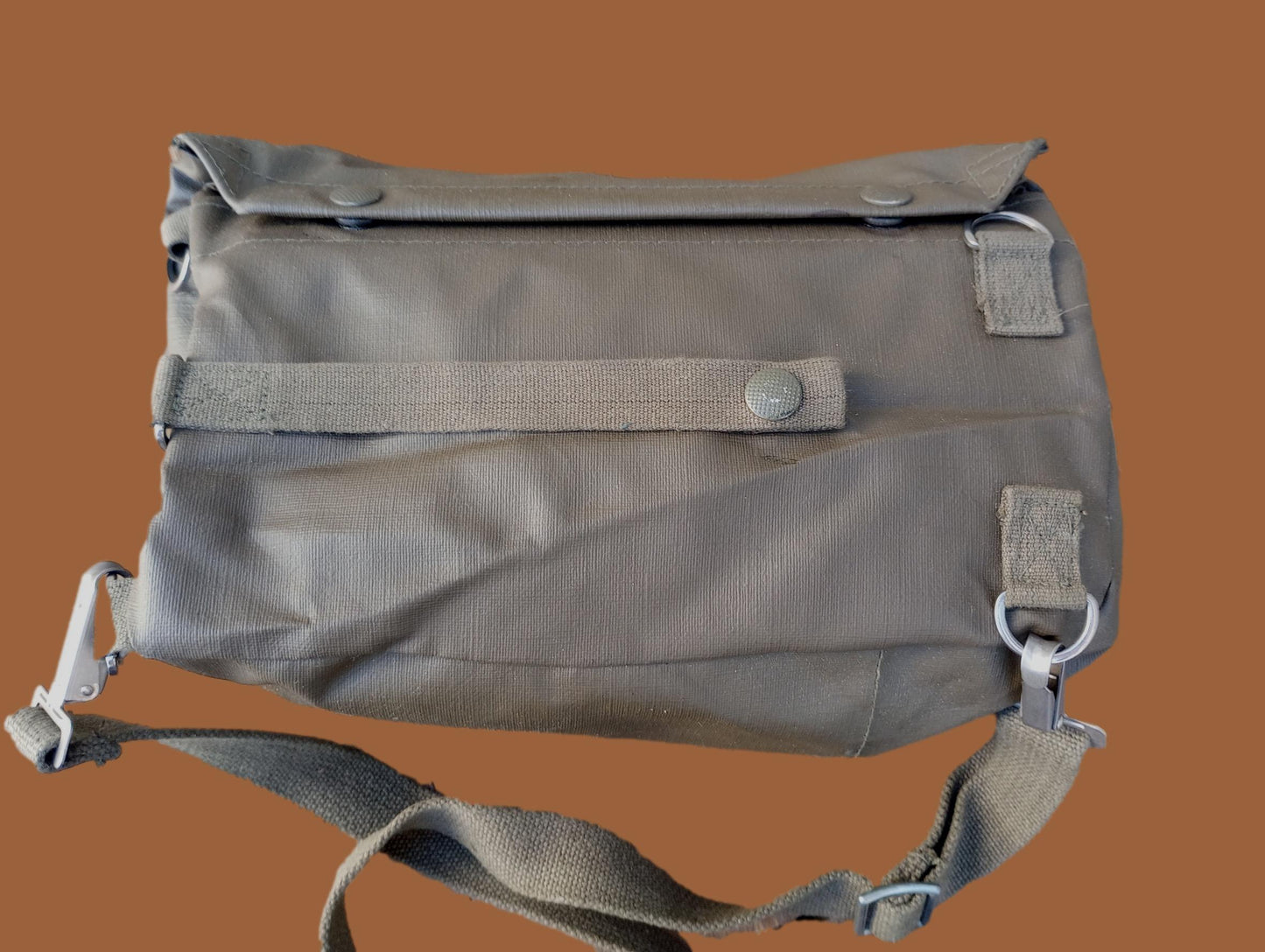 SWISS MILITARY ARMY SHOULDER BAG WITH STRAP WATER RESISTANT RUBBERIZED MATERIAL