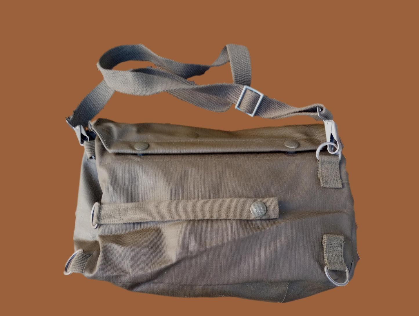 SWISS MILITARY ARMY SHOULDER BAG WITH STRAP WATER RESISTANT RUBBERIZED MATERIAL