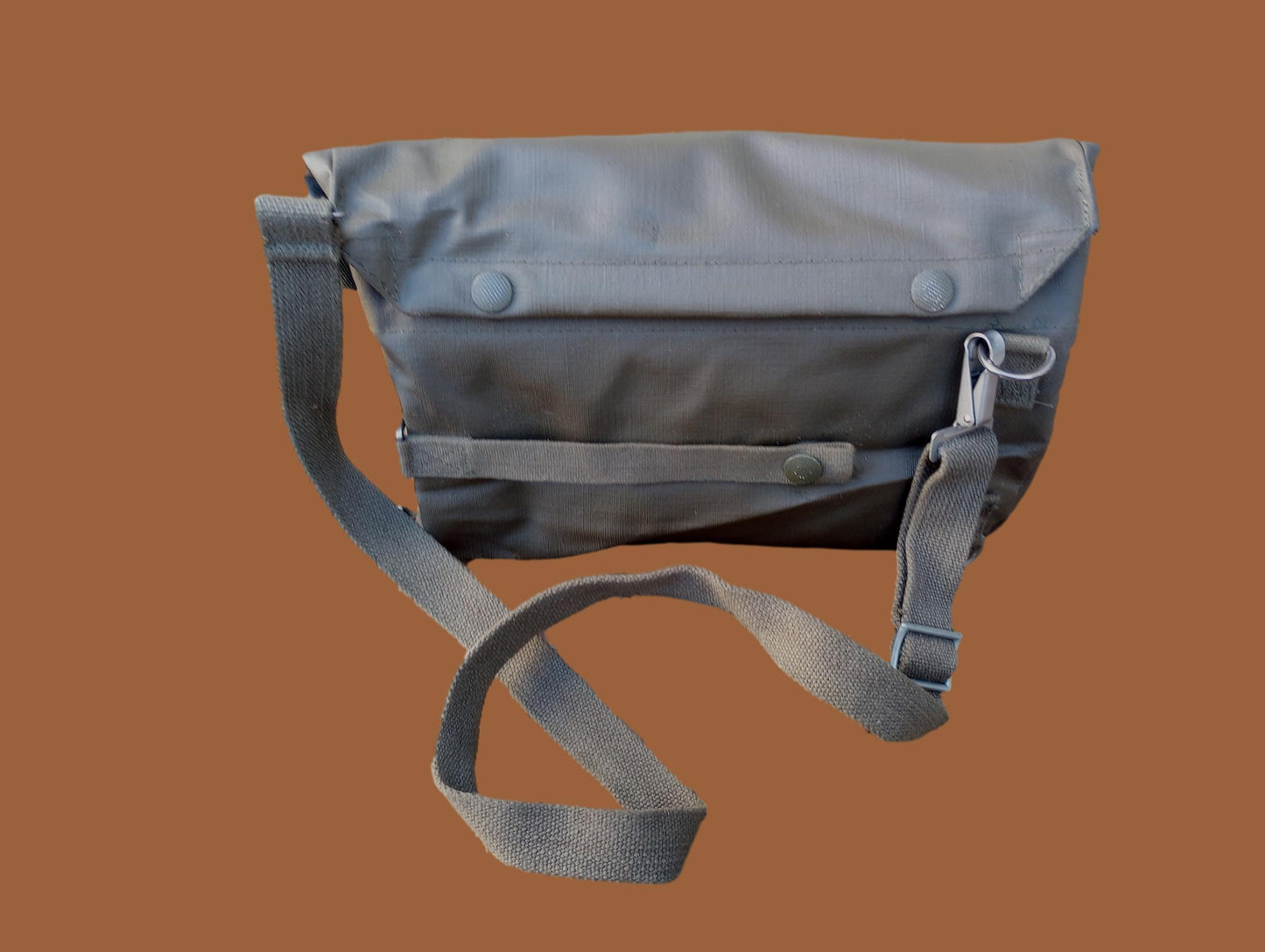 SWISS MILITARY ARMY SHOULDER BAG WITH STRAP WATER RESISTANT RUBBERIZED MATERIAL
