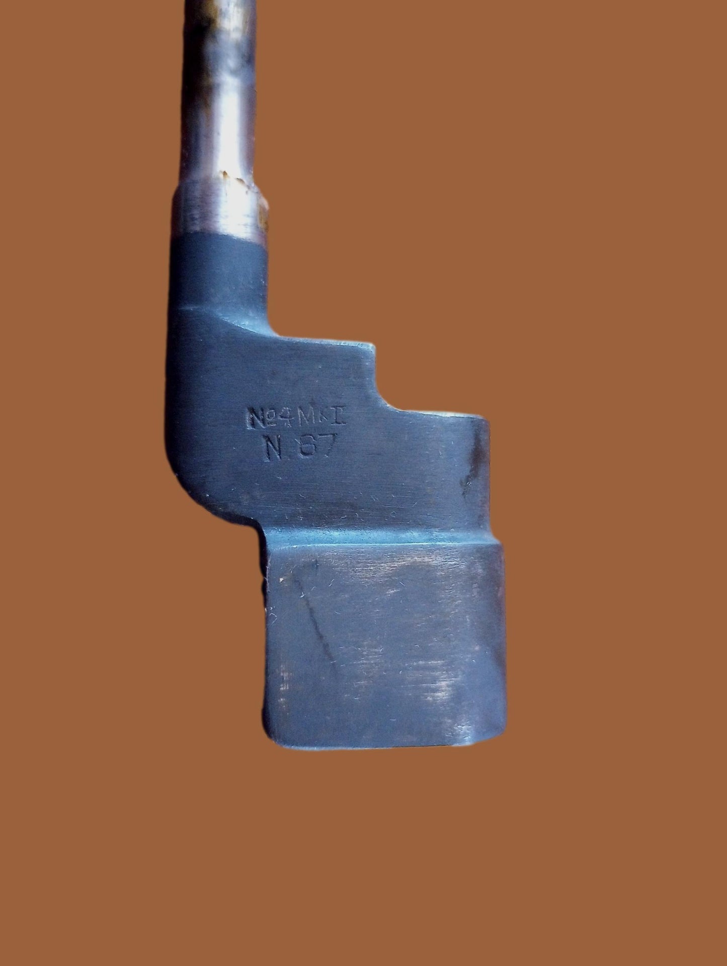 BRITISH WWII No 4 MKII ENFIELD SPIKE BAYONET SCABBARD FROG SINGER ALL ORIGINAL