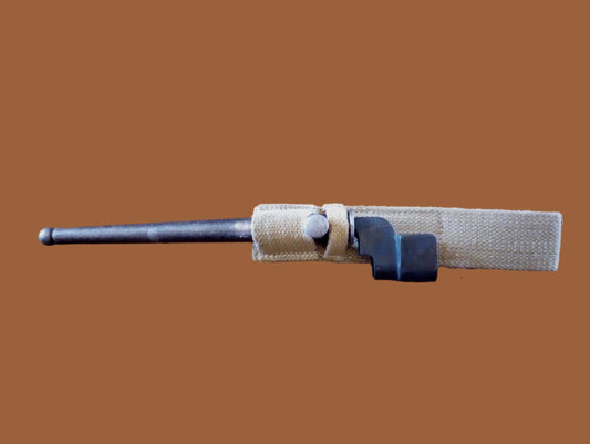 BRITISH WWII No 4 MKII ENFIELD SPIKE BAYONET SCABBARD FROG SINGER ALL ORIGINAL