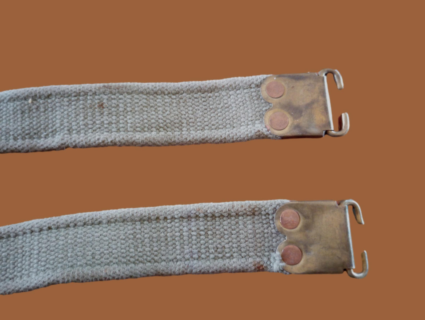 WWII BRITISH MILITARY ENFIELD KHAKI RIFLE SLING ORIGINAL BRITISH WEB P-37