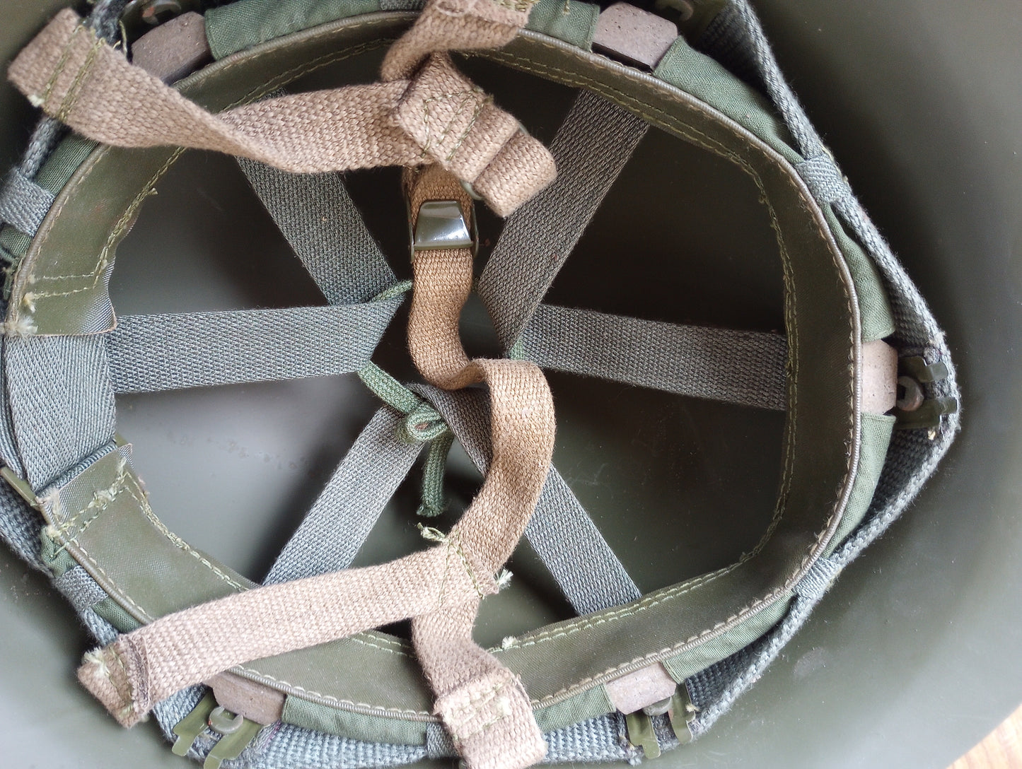 CHINESE GK-80A COMBAT HELMET WITH CAMO COVER ORIGINAL SURPLUS