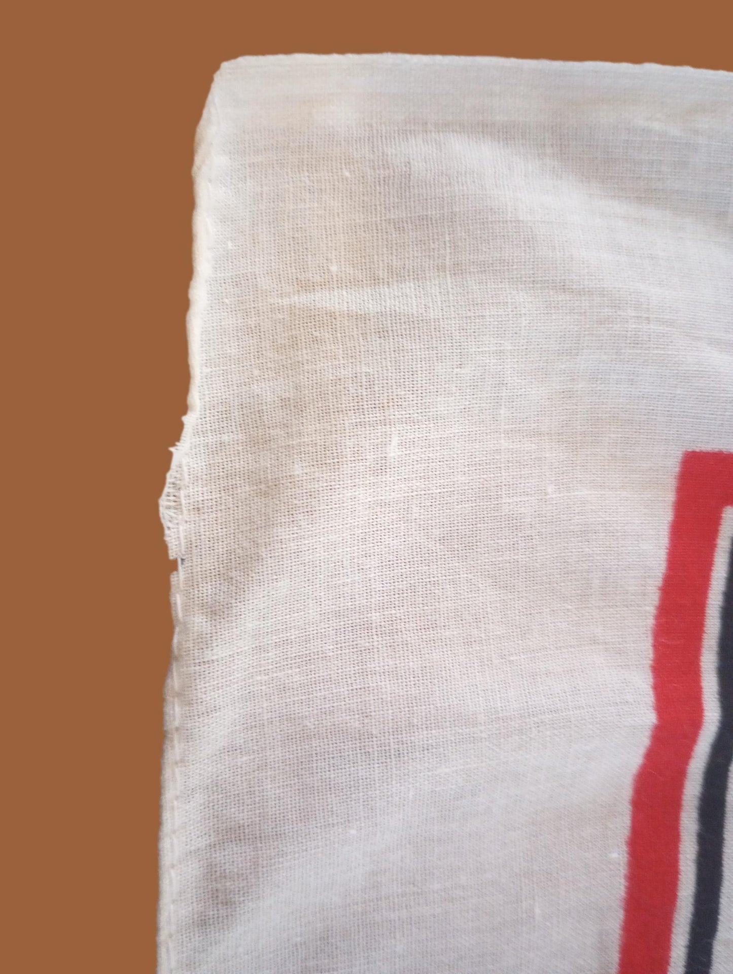 VINTAGE NEW OLD STOCK WHITE BANDANA JAPANESE RISING SUN USA MADE