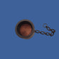 WWII U.S MILITARY CANTEEN BAKELITE CAP SCREW LID WITH CHAIN & CORK ALL ORIGINAL