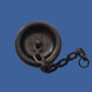 WWII U.S MILITARY CANTEEN BAKELITE CAP SCREW LID WITH CHAIN & CORK ALL ORIGINAL