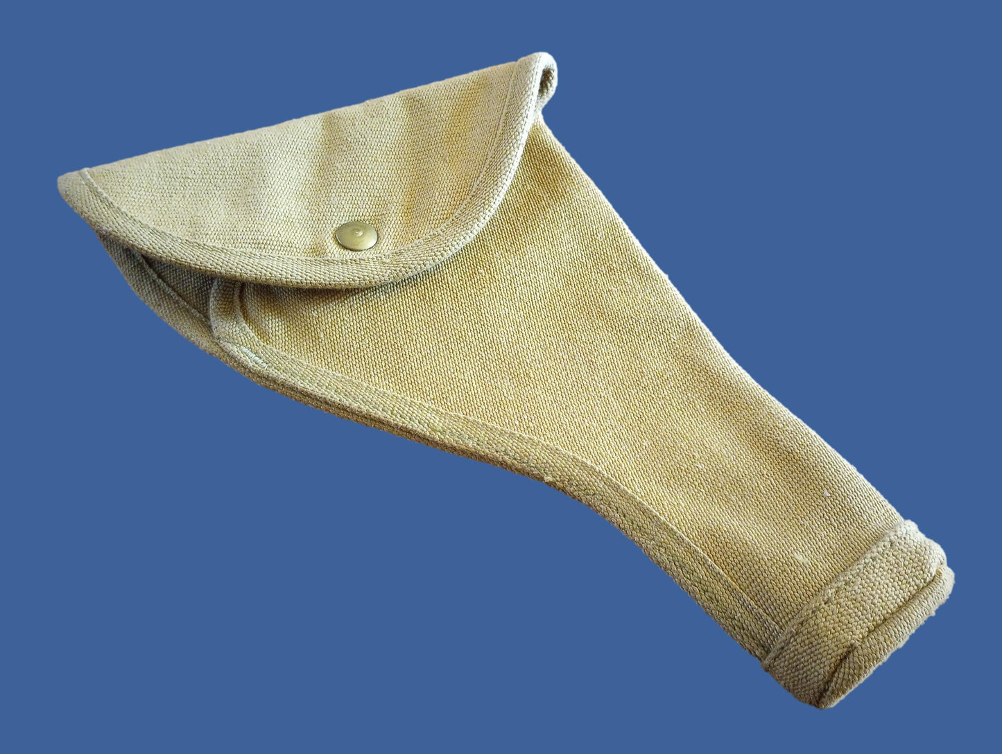 GENUINE WWII BRITISH HOLSTER MILITARY KHAKI P-37 WEB 1943 Z.L & T LTD WEBLEY