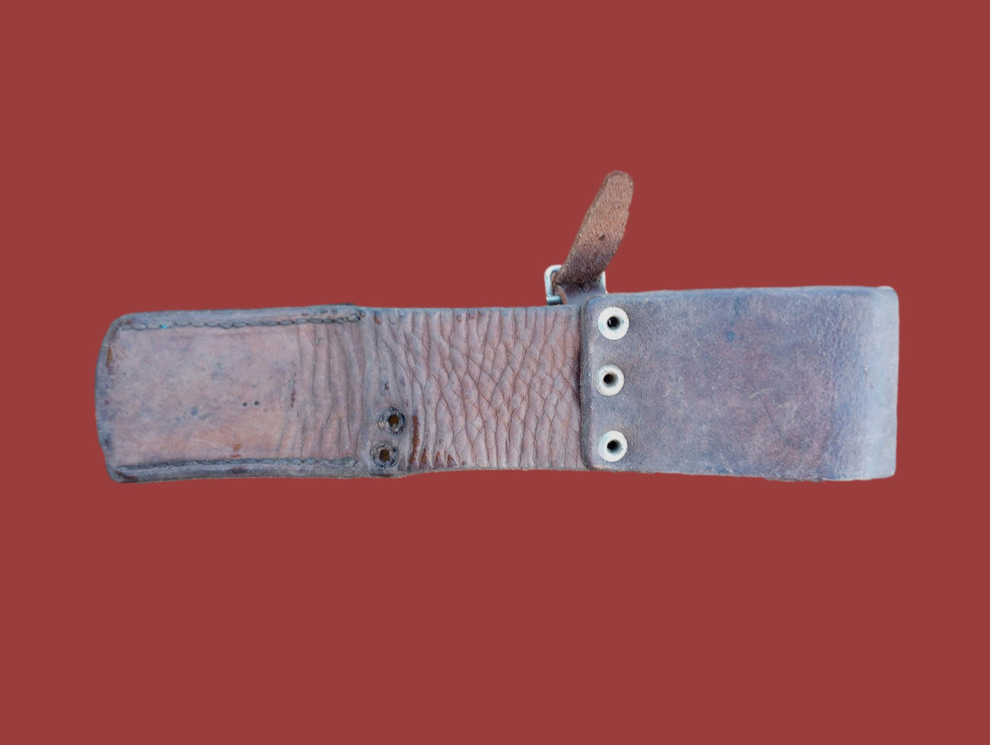 SWEDISH MILITARY M96 MAUSER  BAYONET FROG LEATHER ORIGINAL