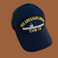 USS ABRAHAM LINCOLN CVN -72 U.S NAVY SHIP HAT OFFICIAL U.S MILITARY BALL CAP USA