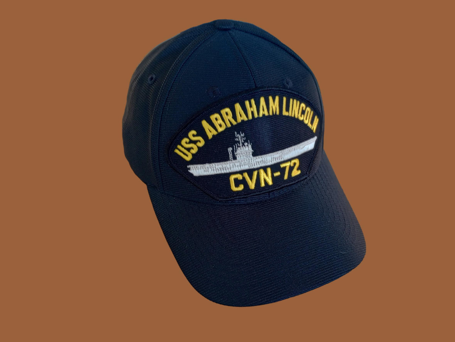 USS ABRAHAM LINCOLN CVN -72 U.S NAVY SHIP HAT OFFICIAL U.S MILITARY BALL CAP USA