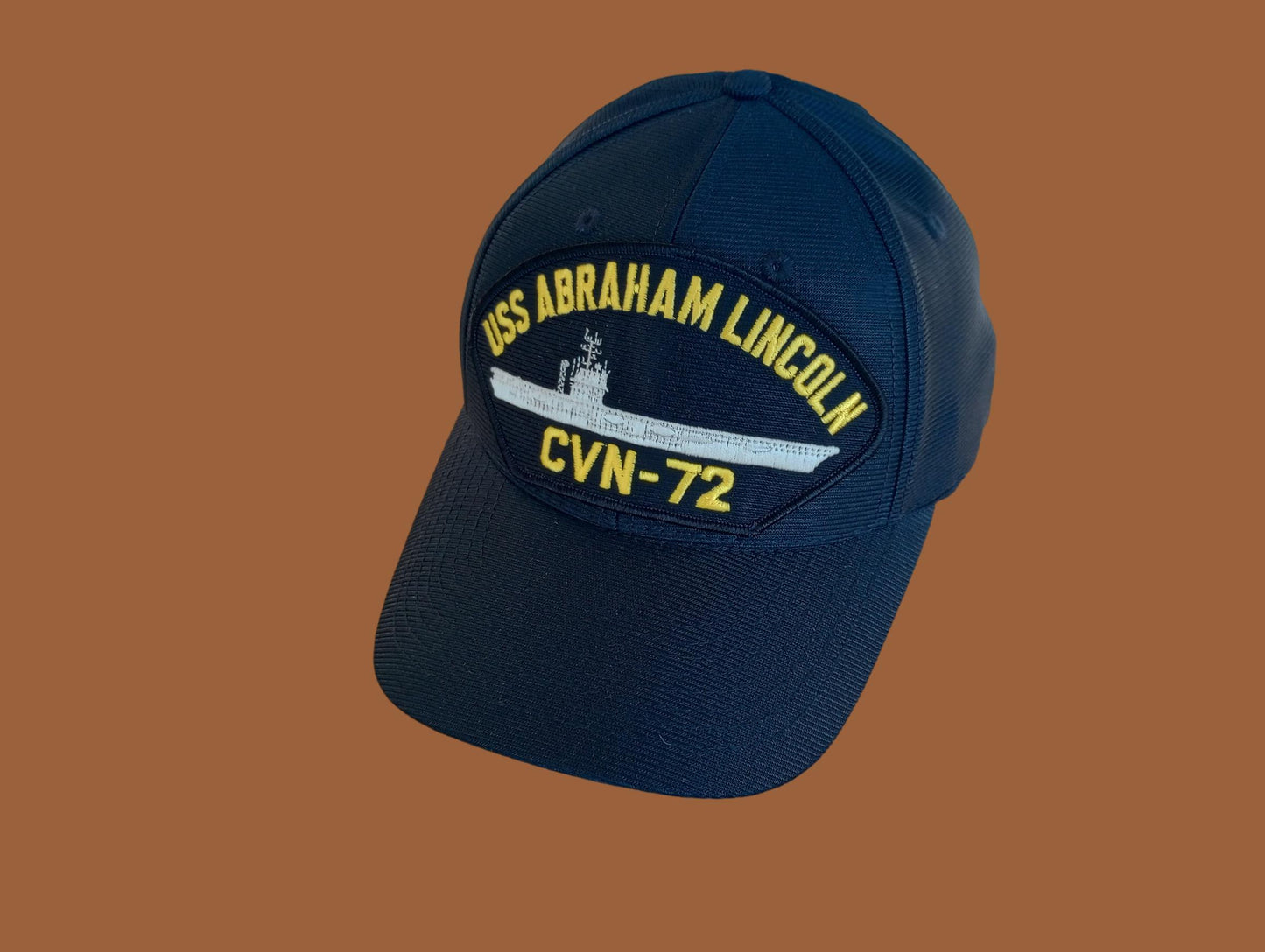 USS ABRAHAM LINCOLN CVN -72 U.S NAVY SHIP HAT OFFICIAL U.S MILITARY BALL CAP USA