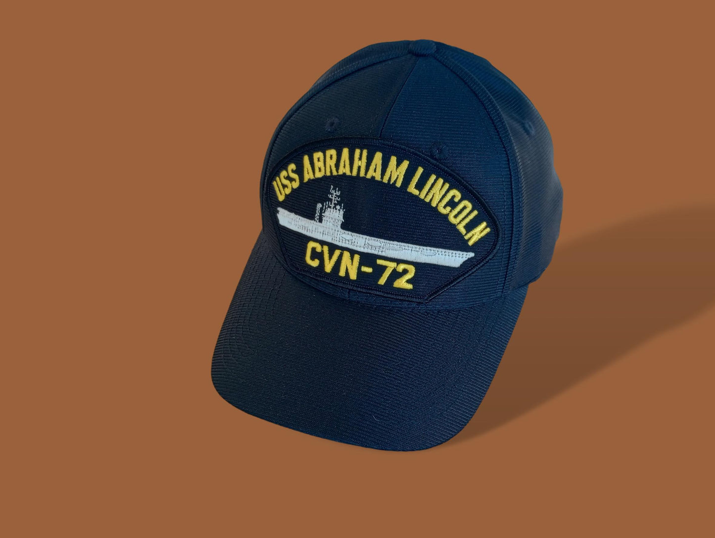 USS ABRAHAM LINCOLN CVN -72 U.S NAVY SHIP HAT OFFICIAL U.S MILITARY BALL CAP USA