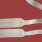 WWII BRITISH BRACES OR STRAPS KHAKI WEB COMBAT SUSPENDERS DATED 1 SET 1942