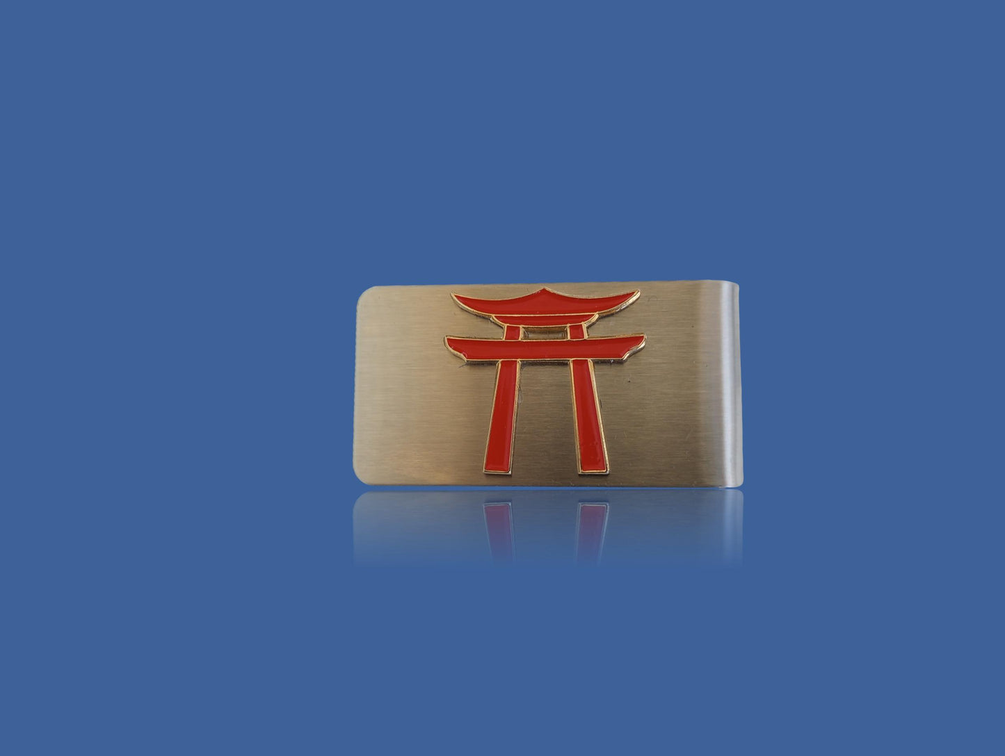 U.S MILITARY JAPANESE TORII MONEY CLIP ARMY NAVY MARINE CORPS AIR FORCE