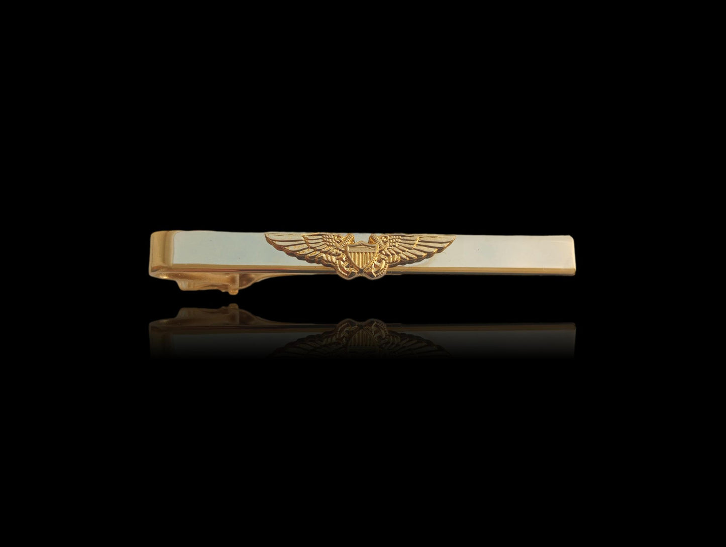 U.S MILITARY NAVY FLIGHT OFFICER TIE BAR OR TIE TAC CLIP ON TYPE U.S MADE