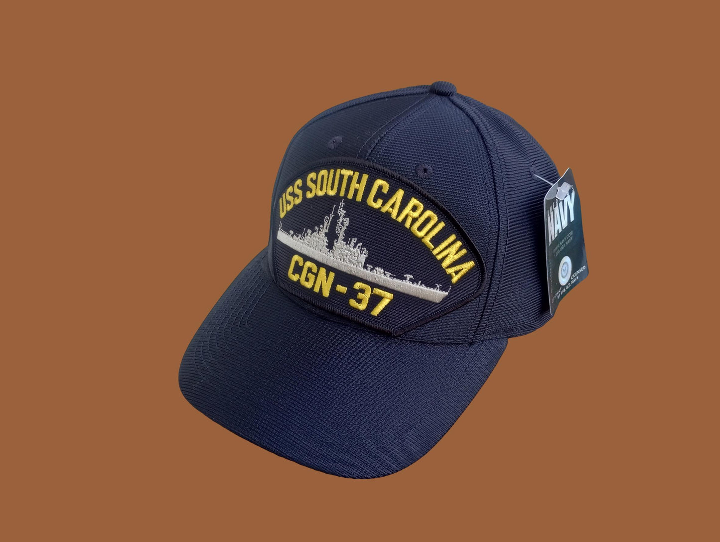 USS SOUTH CAROLINA CGN-37 U.S NAVY CRUISER SHIP HAT OFFICIAL MILITARY BALL CAP