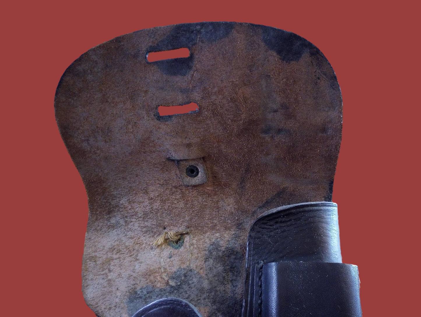 FRENCH MILITARY LEATHER HOLSTER M48/50 MAC MLE 9MM POST WWII SURPLUS