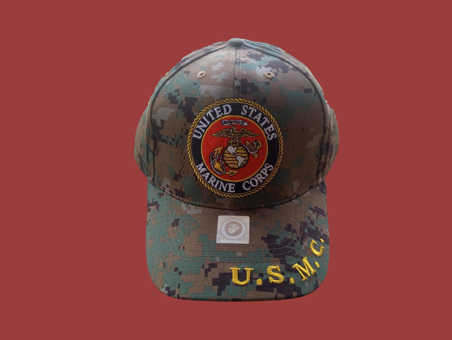 U.S Military Marine Corps EGA Embroidered USMC Licensed Baseball Hat Cap