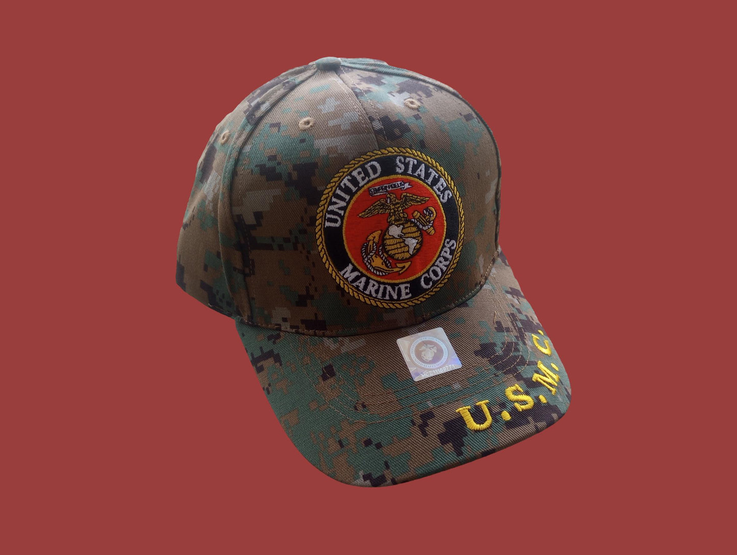 U.S Military Marine Corps EGA Embroidered USMC Licensed Baseball Hat Cap
