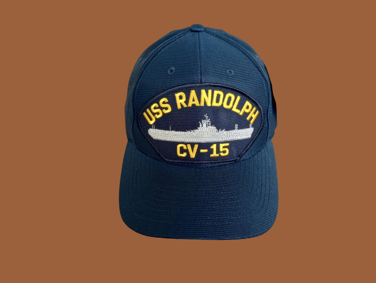 USS RANDOLPH CV-15 U.S NAVY SHIP HAT U.S MILITARY OFFICIAL BALL CAP U.S.A MADE