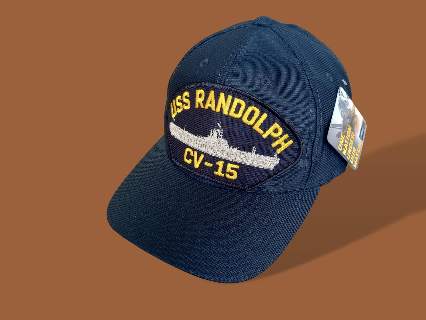 USS RANDOLPH CV-15 U.S NAVY SHIP HAT U.S MILITARY OFFICIAL BALL CAP U.S.A MADE