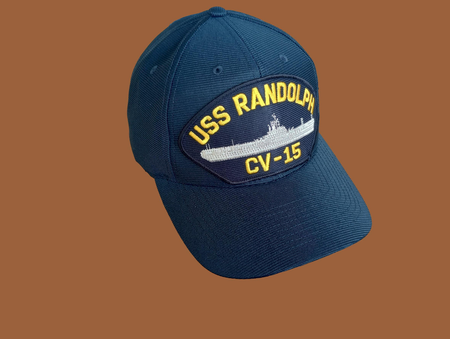 USS RANDOLPH CV-15 U.S NAVY SHIP HAT U.S MILITARY OFFICIAL BALL CAP U.S.A MADE