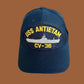 USS ANTIETAM CV-36 NAVY SHIP HAT OFFICIAL U.S MILITARY BALL CAP U.S.A  MADE