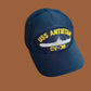 USS ANTIETAM CV-36 NAVY SHIP HAT OFFICIAL U.S MILITARY BALL CAP U.S.A  MADE