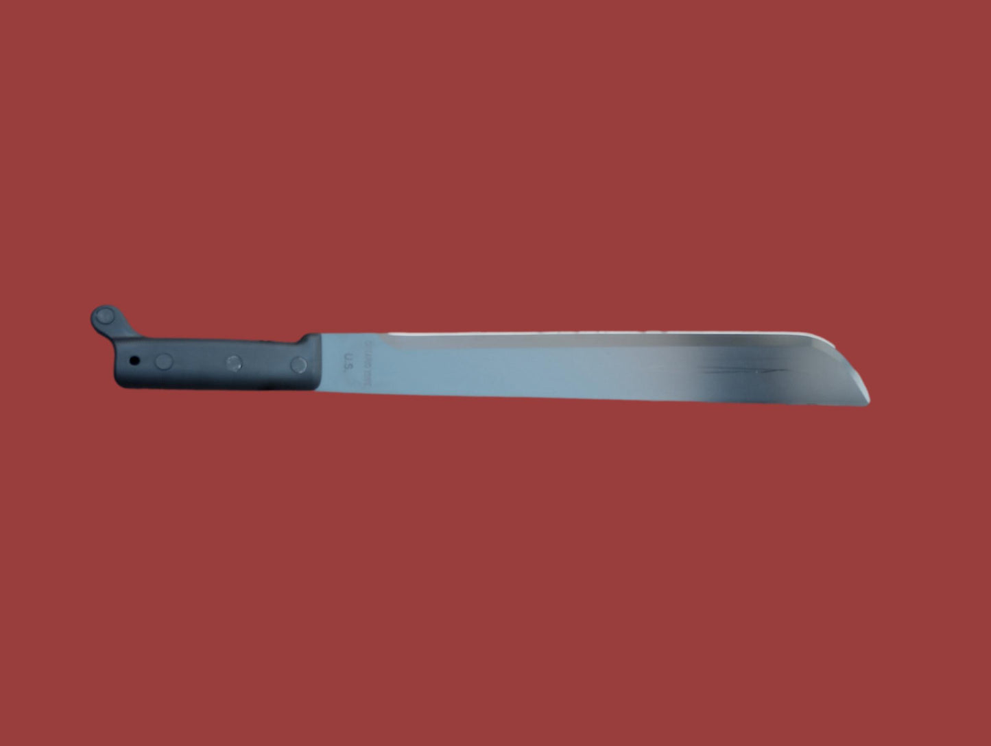 U.S MILITARY MACHETE AND SHEATH 18" INCHES U.S.A MADE ONTARIO KNIFE CO