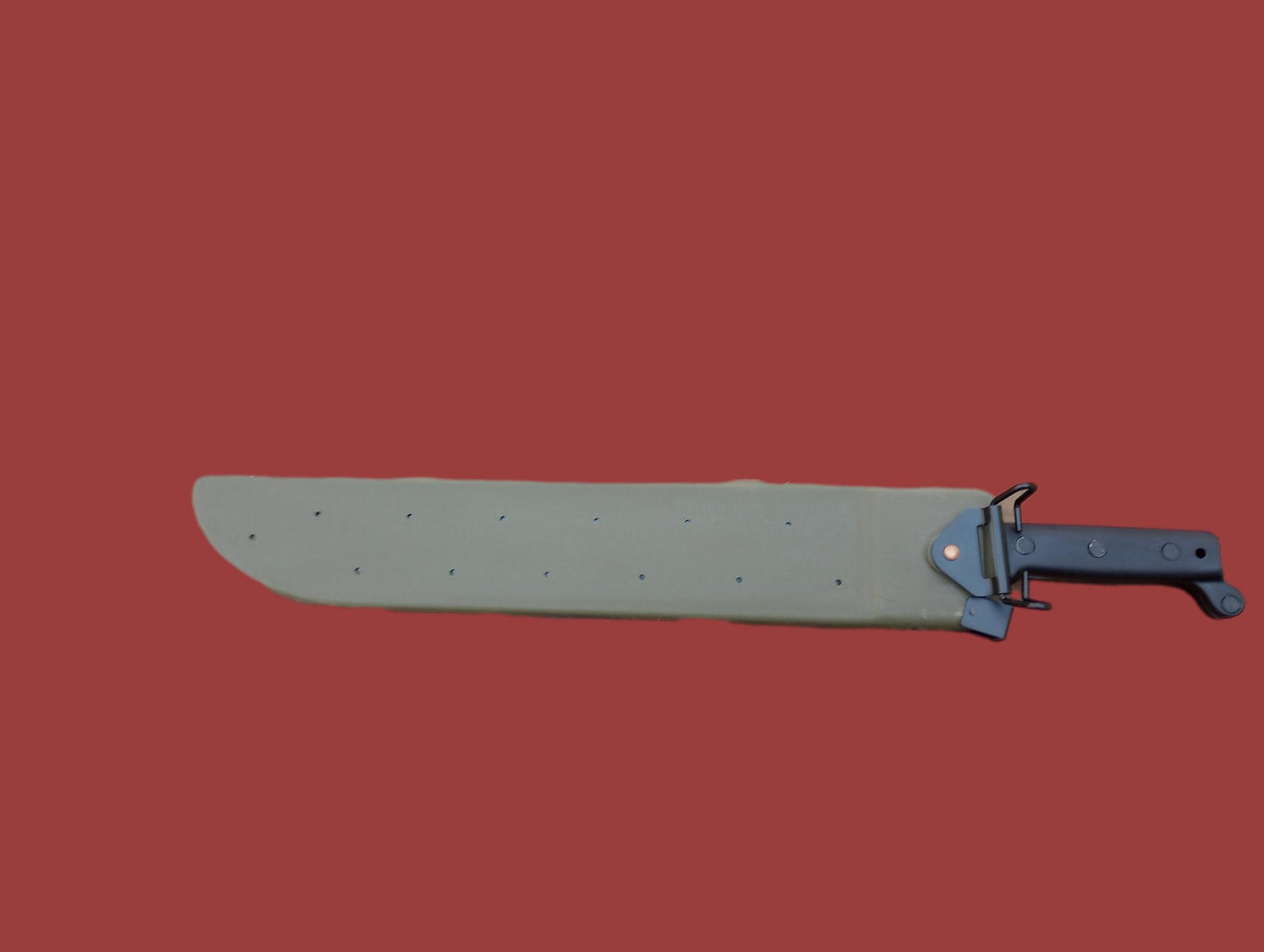 U.S MILITARY MACHETE AND SHEATH 18" INCHES U.S.A MADE ONTARIO KNIFE CO