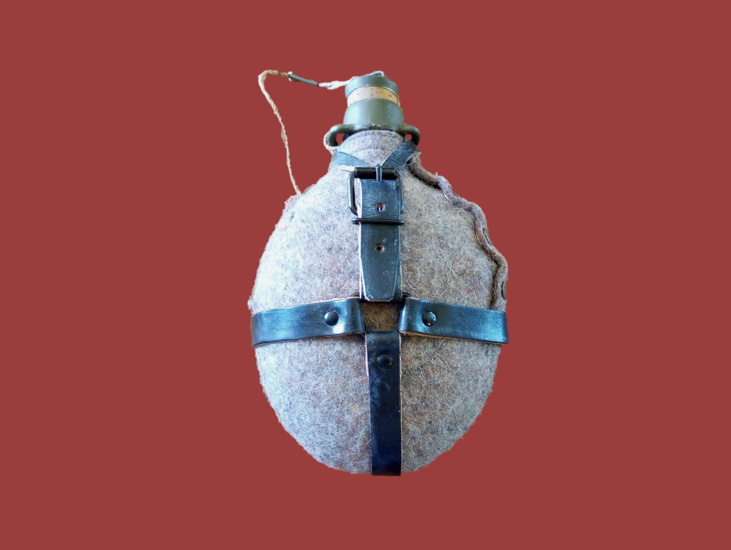 CZECH MILITARY M60 CANTEEN & WOOL FELT COVER WATER BOTTLE FLASK ORIGINAL