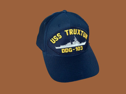 USS TRUXTUN DDG-103 NAVY SHIP HAT U.S MILITARY OFFICIAL BALL CAP U.S.A MADE