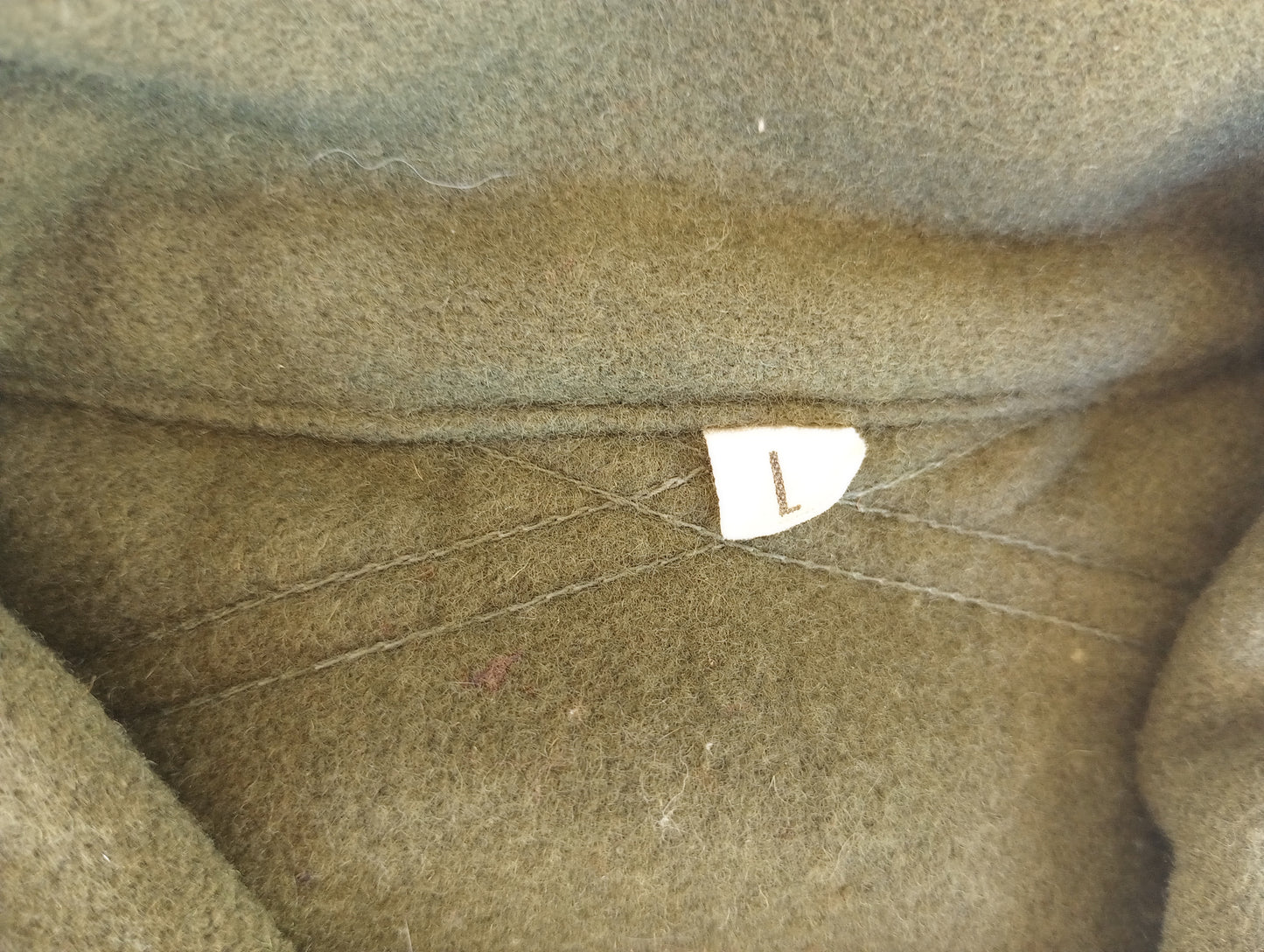 U.S MILITARY WOOL SHIRT ARMY ISSUE COLD WEATHER SIZE LARGE VINTAGE