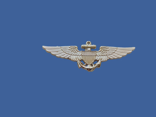 U.S MILITARY NAVY MARINE CORPS GOLD AVIATOR PILOT WINGS PIN AVIATION BADGE