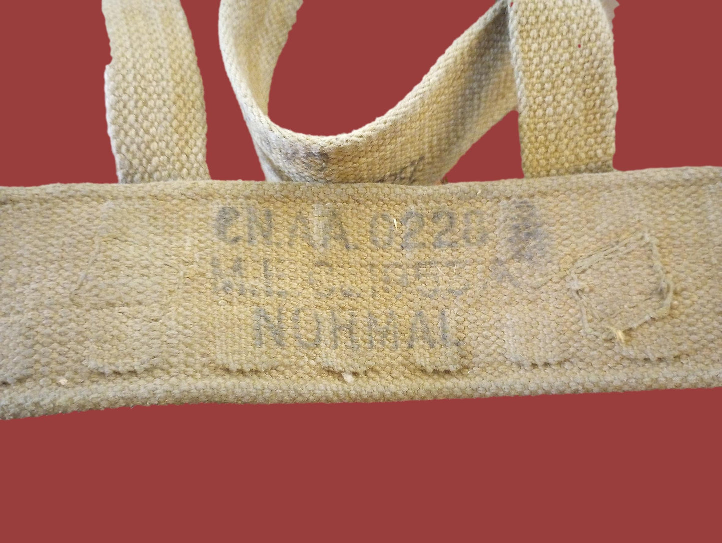 BRITISH WWII P-37 WEB GEAR BELT SUSPENDERS AMMUNITION POUCHES ORIGINAL