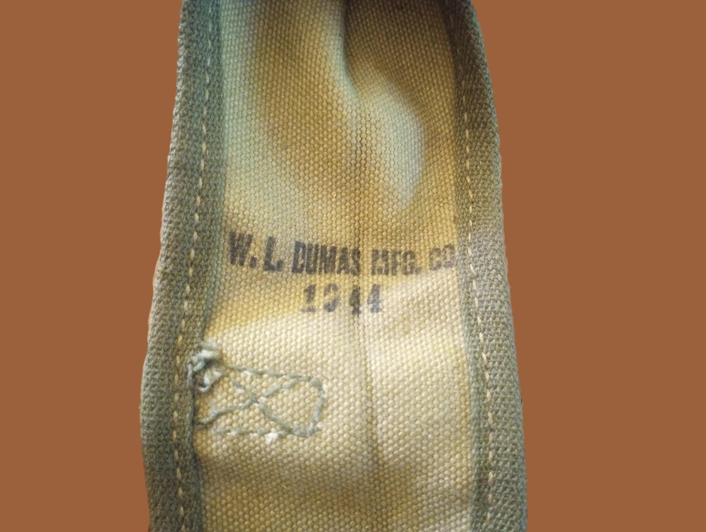 WWII U.S.MILITARY ARMY PICK MATTOCK CARRIER M-1910 ENTRENCHING AXE COVER 1944