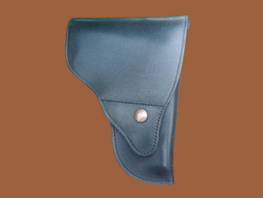 FRENCH MILITARY LEATHER HOLSTER SMALL FRAME AUTOMATIC ARMY SURPLUS