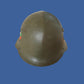 BULGARIAN M36C COMBAT HELMET LEATHER LINER & CHINSTRAP TRI COLOR DECAL ORIGINAL